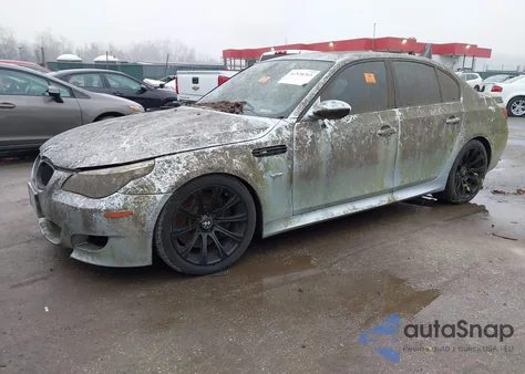 2008 BMW M5 from USA, damaged, VIN WBSNB93558CX09845